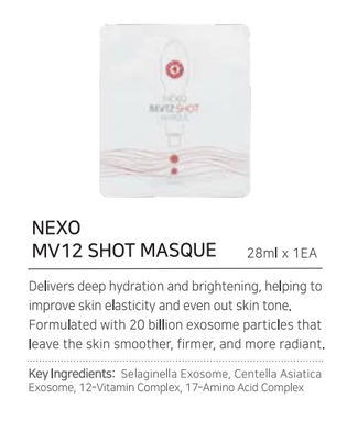 NEXO MV12 SHOT MASQUE